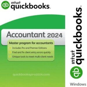 Quickbooks Desktop Enterprise Accountant 2024 for Windows | 5 User